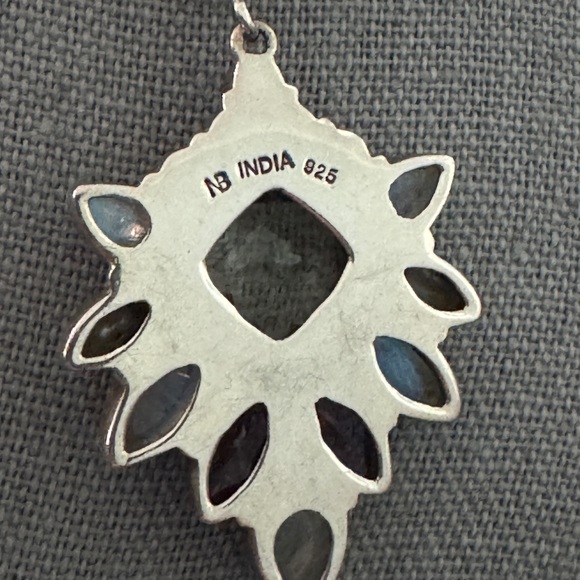 Nicky Butler Elegant Multi Stone AdJ Necklace 17”-20” Vintage - Picture 8 of 9